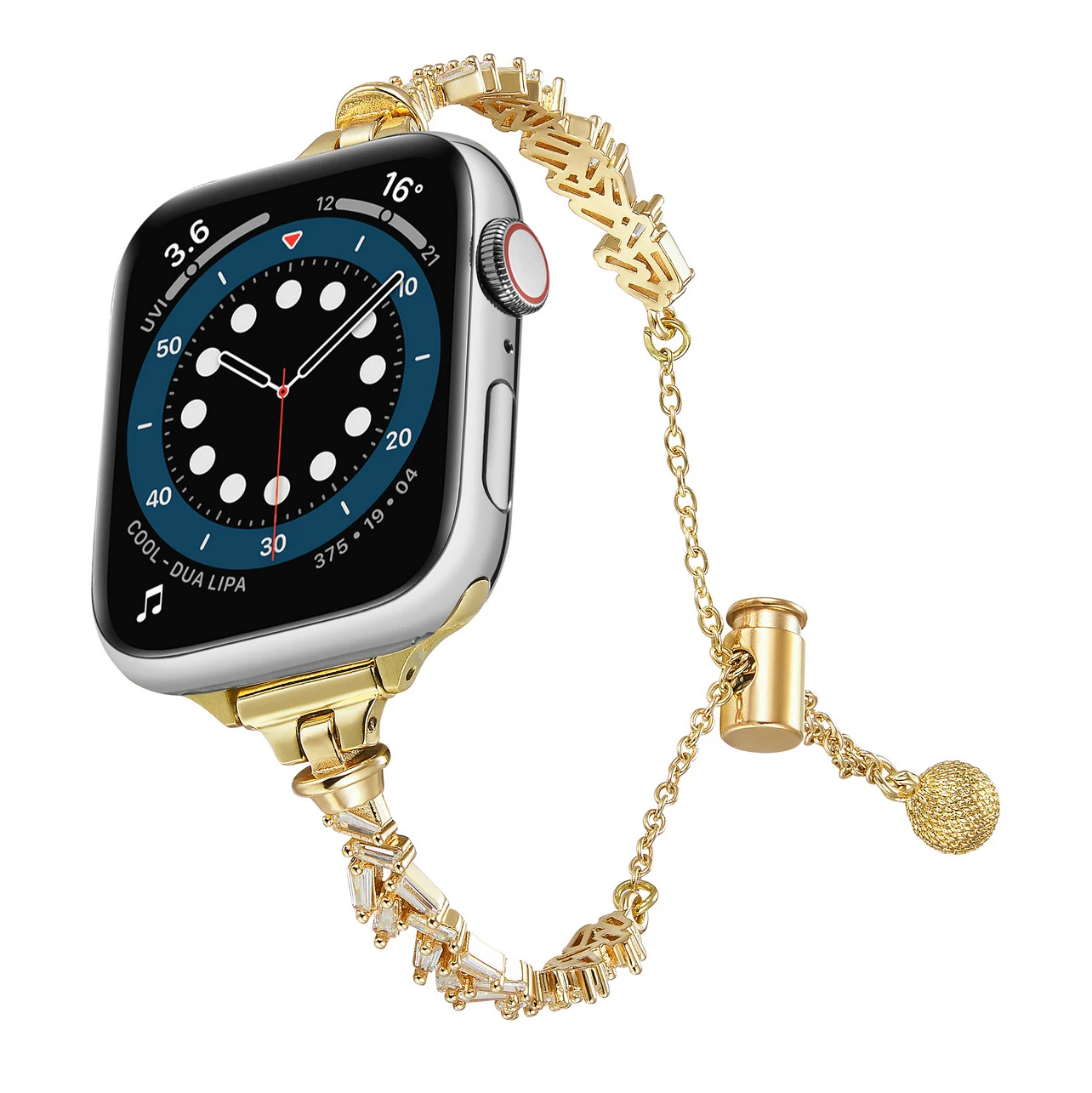 

Bling Bling Small Diamond for iWatch Series 9/3/4/5/6/7/8 SE Metal Small Diamond Glitter for Apple Watch models