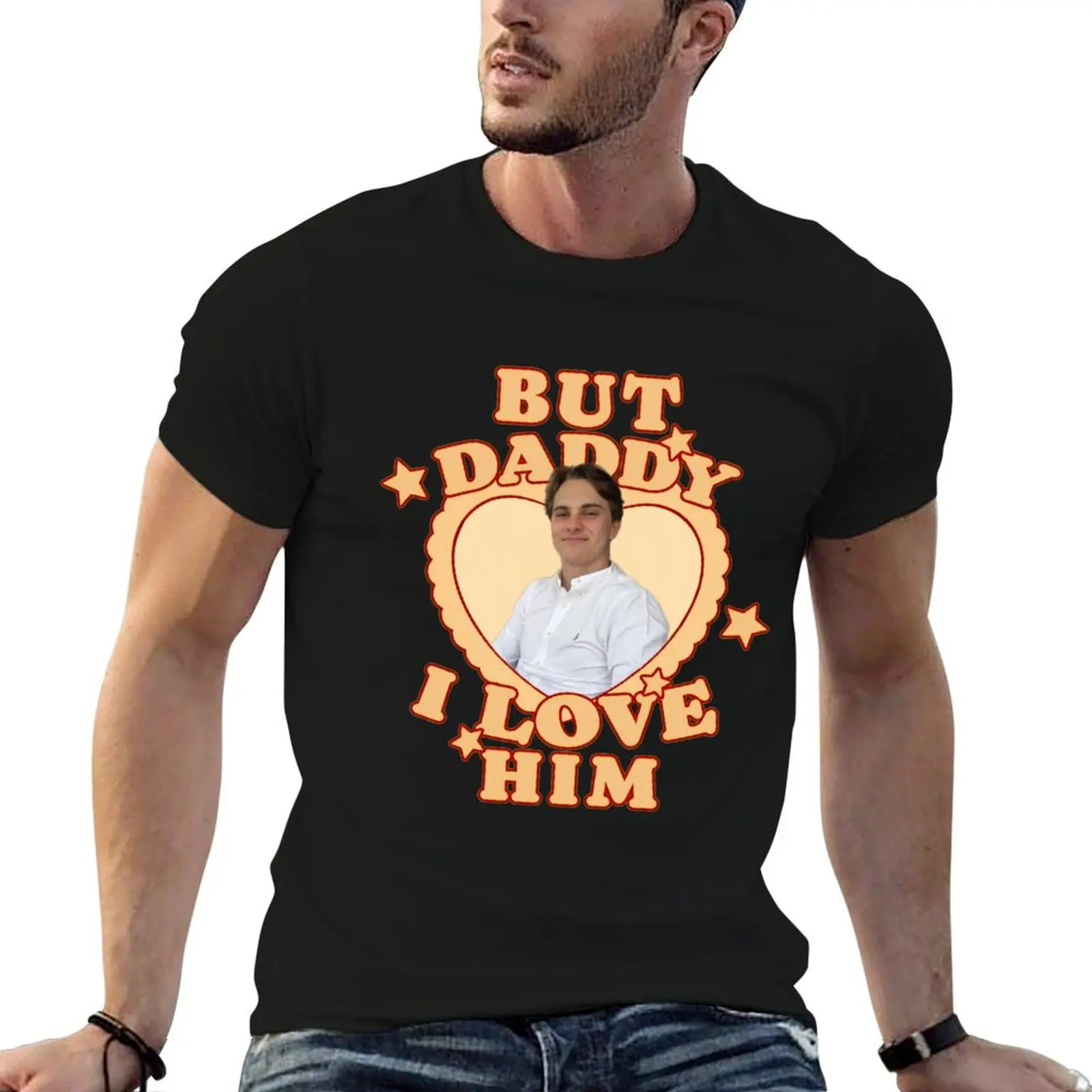 

But daddy I love him Oscar Fitted T-ShirtT-Shirt anime figures tops mens clothing