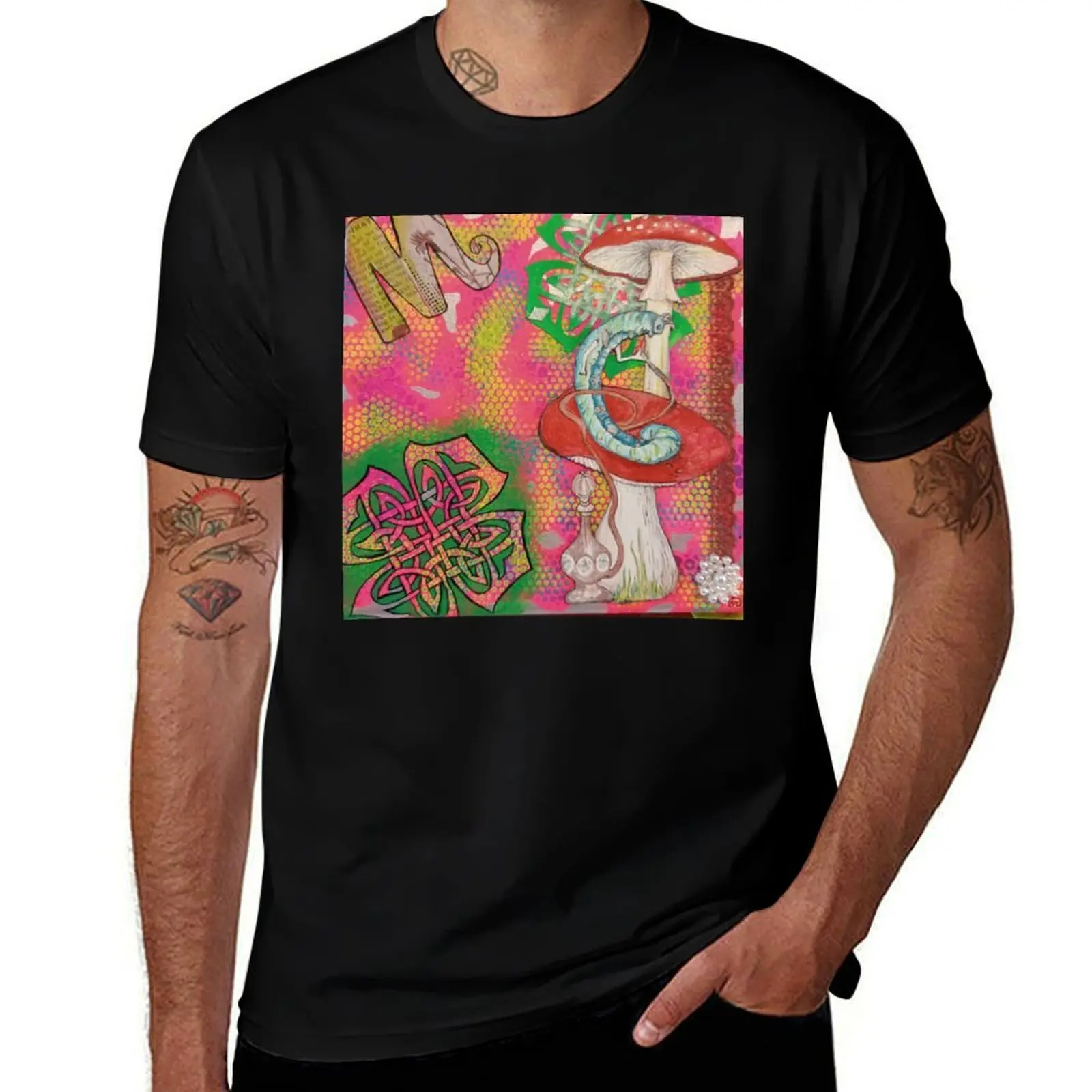 

Caterpillar dreaming T-Shirt baggy shirts rapper graphic tees valentines clothes slim fit t shirts for men