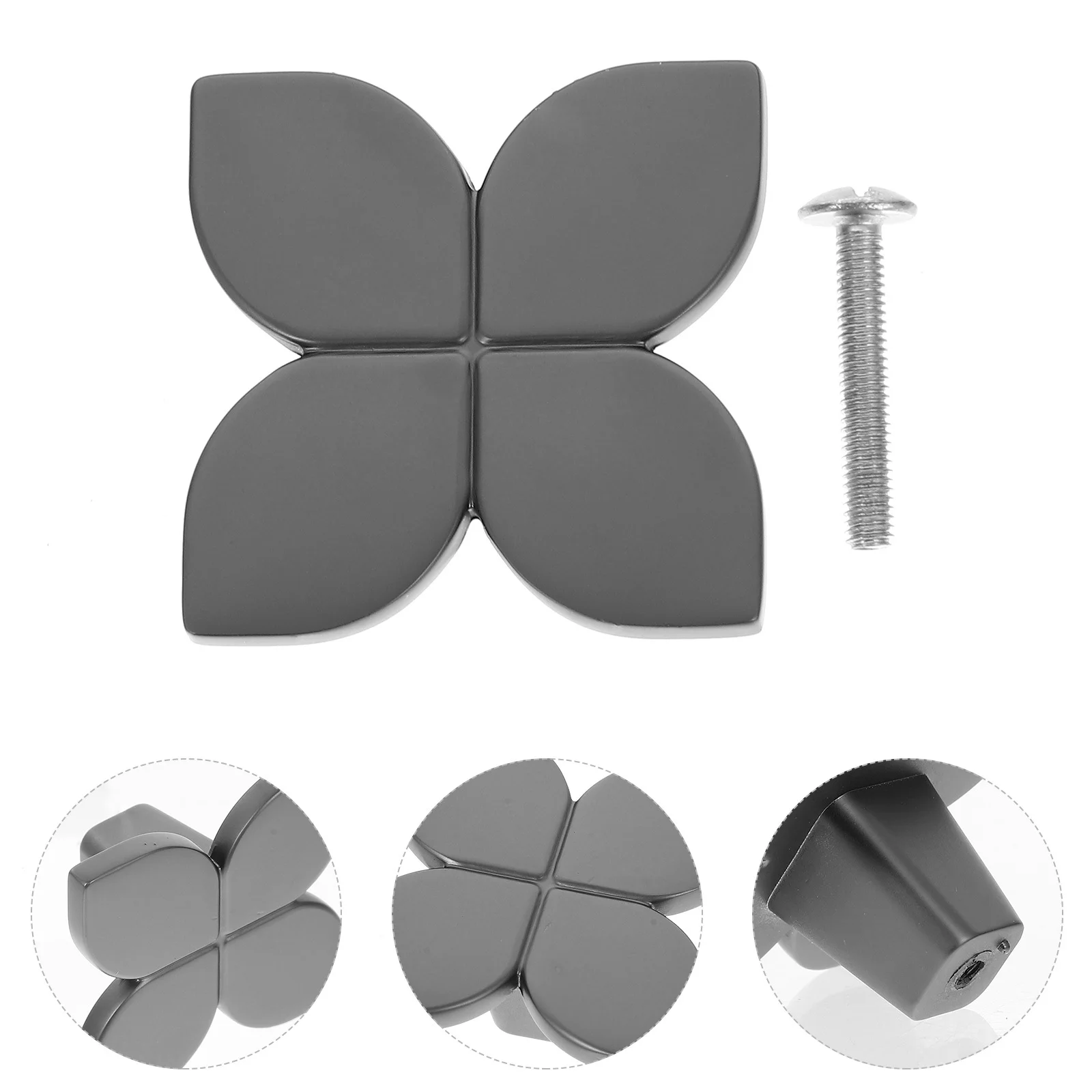 2 قطعة مقابض خزانة معدنية ديكور مضمد درج يسحب سبائك الزنك دائم العملي الزخرفية شعور جيد مقابض خزانة #5