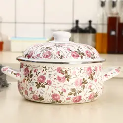 Enameled Saucepan Crockpot Baby Supplemental Kitchen Cooking Cookware Stock Pot