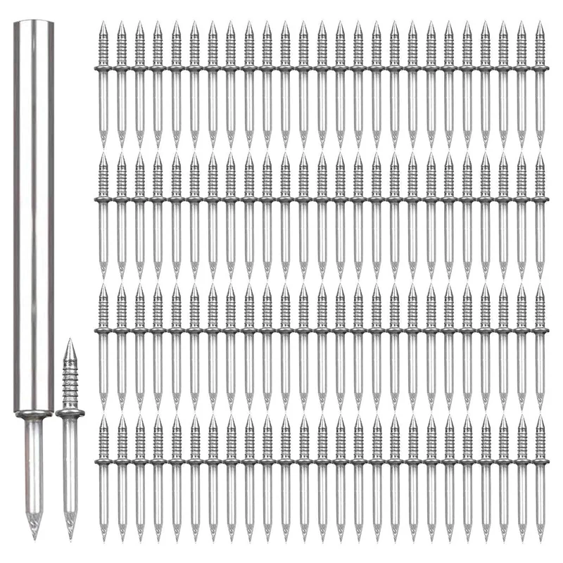 لوح حفاف برأسين ، خيط غير ملحوم ، أظافر بدون أثر ، أظافر قرن الأغنام ، خشب ، صوفي