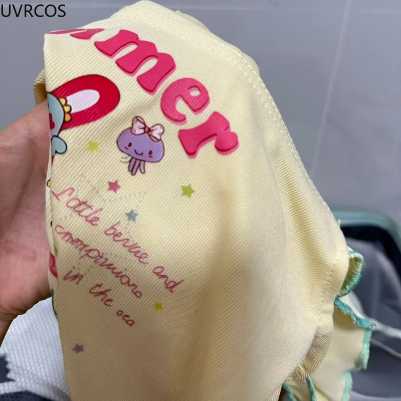 Giapponese Dolce Lolita T-Shirt Donna Y2k Estetica Casual Kawaii Crop Top Harajuku Cartoon Bunny Stampa Arco Allentato Magliette 2025 Grunge