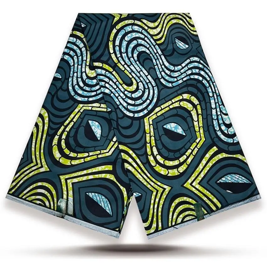 Verdadeiro holandês africano super cera 100% algodão cera real pagne holandês impressão holandesa pano de tecido de alta qualidade 6 metros atacado