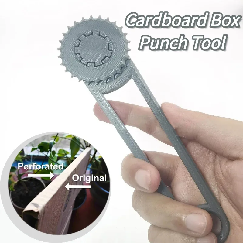クリエイティブな段ボール箱パンチツール DIYクラフト＆ギフト包装用穴あけパンチ 家庭、オフィス、学校用カートンボックス包装用品