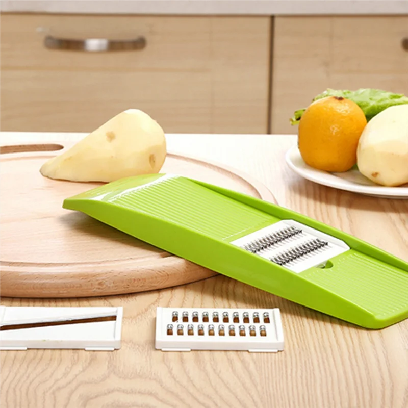 

B08B-Vegetable Shredder Cutter Stainless Steel Grater Portable Manual Vegetable Slicer Grater Multi Purpose Kitchen Tool