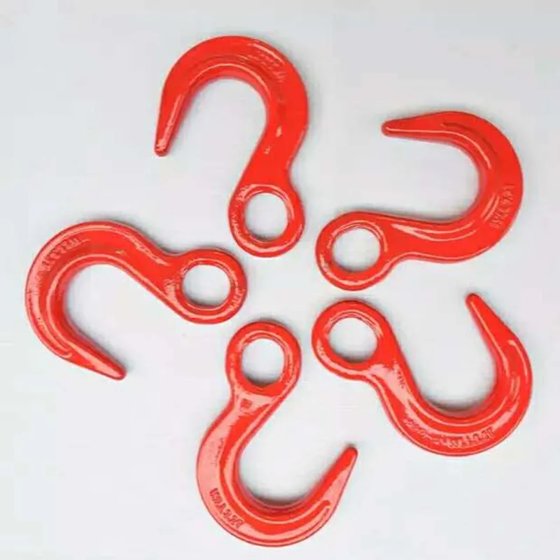 Lifting Hook Rigging American Cargo Hook Large Open Hook Safety Self-locking Hook Steel Pipe Hook Chain Grab Hook