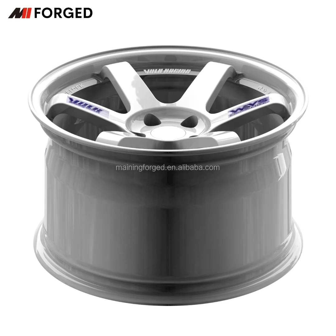 for MN White Forged 5x120 5x114.3 18 Inch Replica Volk Racing Te37 For M3 M4 F80 F82 Tesla Model S Jdm Car Wheels Rim