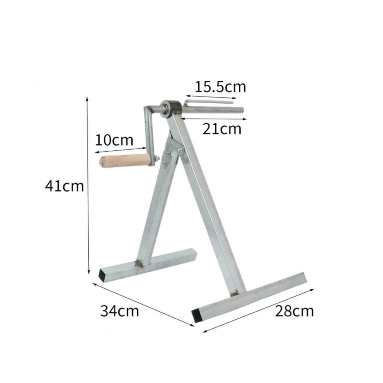 Hand-Cranked Hose Reel Winder | Foldable, Hose Winder with Crank Handle, for Gardens image 6