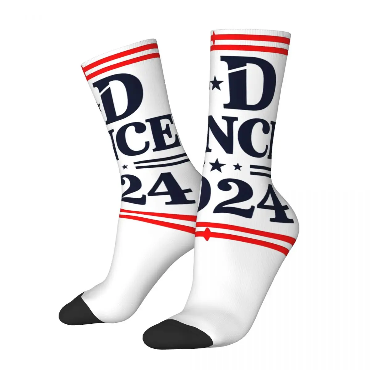 J D Vance 2024 Trump Vice President Design All Season Socks Merchandise for Male Compression Dress Socks