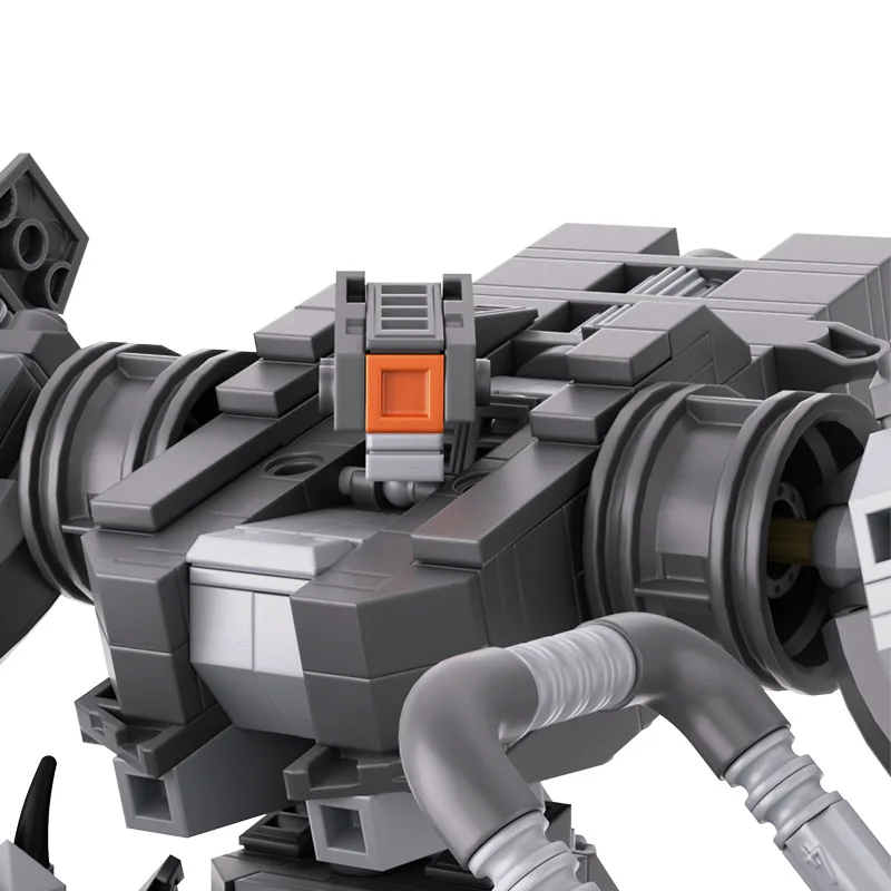 مكعبات بناء روبوت ميكانيكية من BuildMOC MOC موديل MOC- 166168   لعبة تجميعها بنفسك من طوب الميكا الرمادي كهدية للأطفال