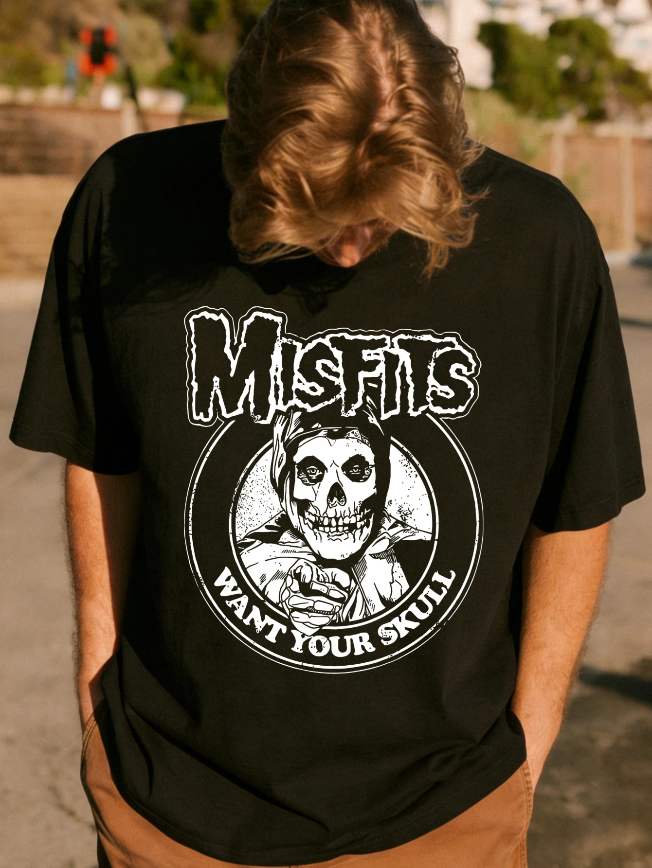 

Mens T Shirts Misfits Want Your Skull Graphic Cotton Short Sleeve Retro Casual Summer Tshirt for Men