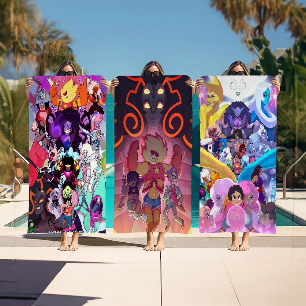 ستيفن الكون الكرتون منشفة الشاطئ لطيف Kawaii غرفة ديكور حمام الفتيات الأطفال مناشف اليد للحمام دش #1