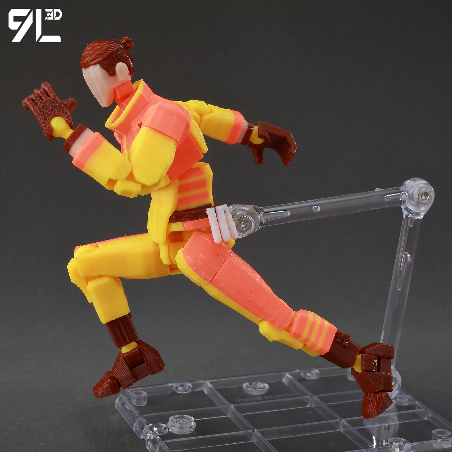 9L3D Lucky13 勝ち目なしの少年アニメファン 3D プリントアクションフィギュア多関節ロボットおもちゃデスク装飾ストレスリリーフ Dummy13 T13