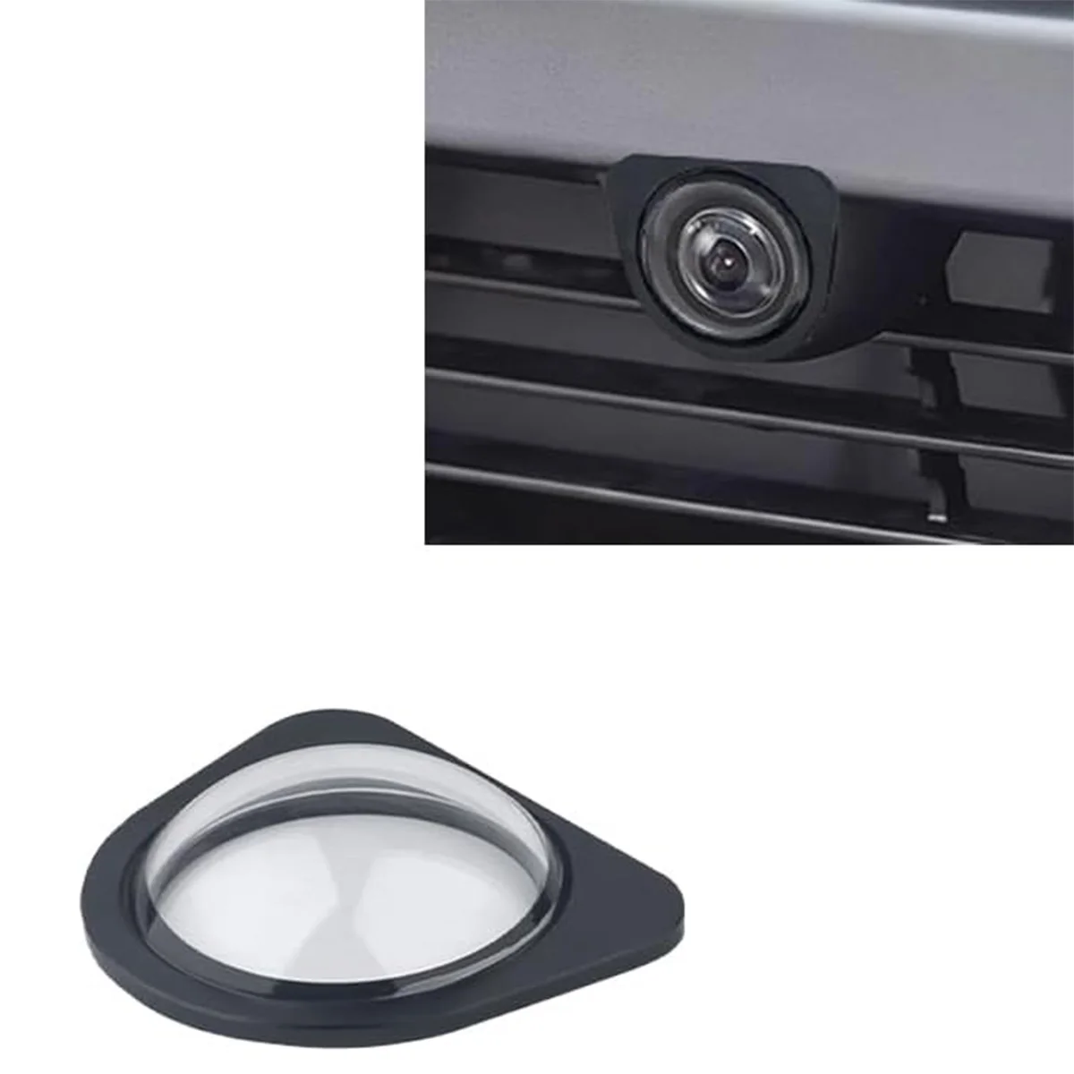 Anti-Scratch PC Protective Cover 2pcs/set Front Camera Protection For Car Lens Guard Anti Collision Waterproof