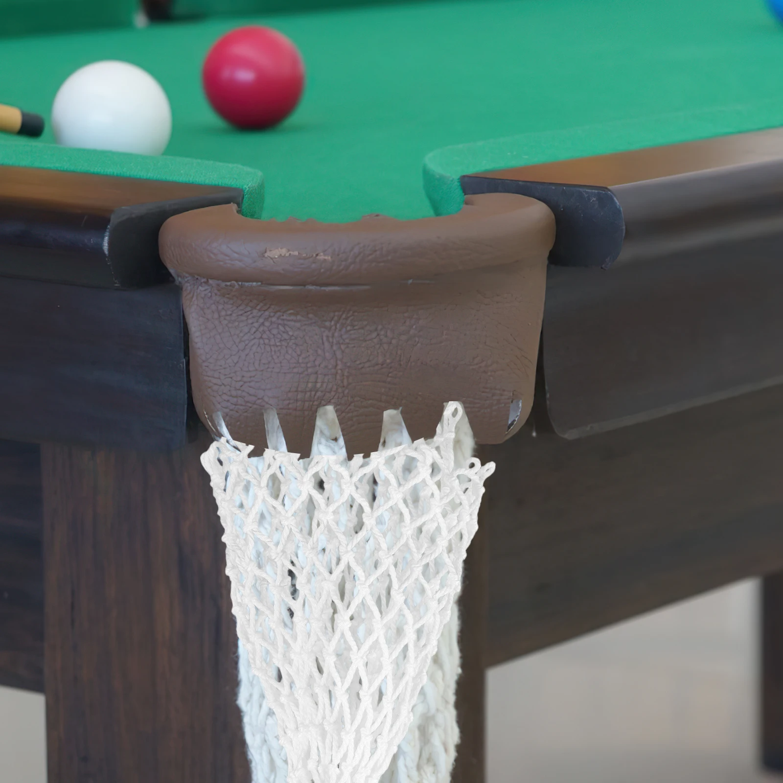 

6Pcs Billiard Net Pockets Durable Cotton Pool Table Baskets Professional Pool Accessories Replacement Practical Billiard Storage