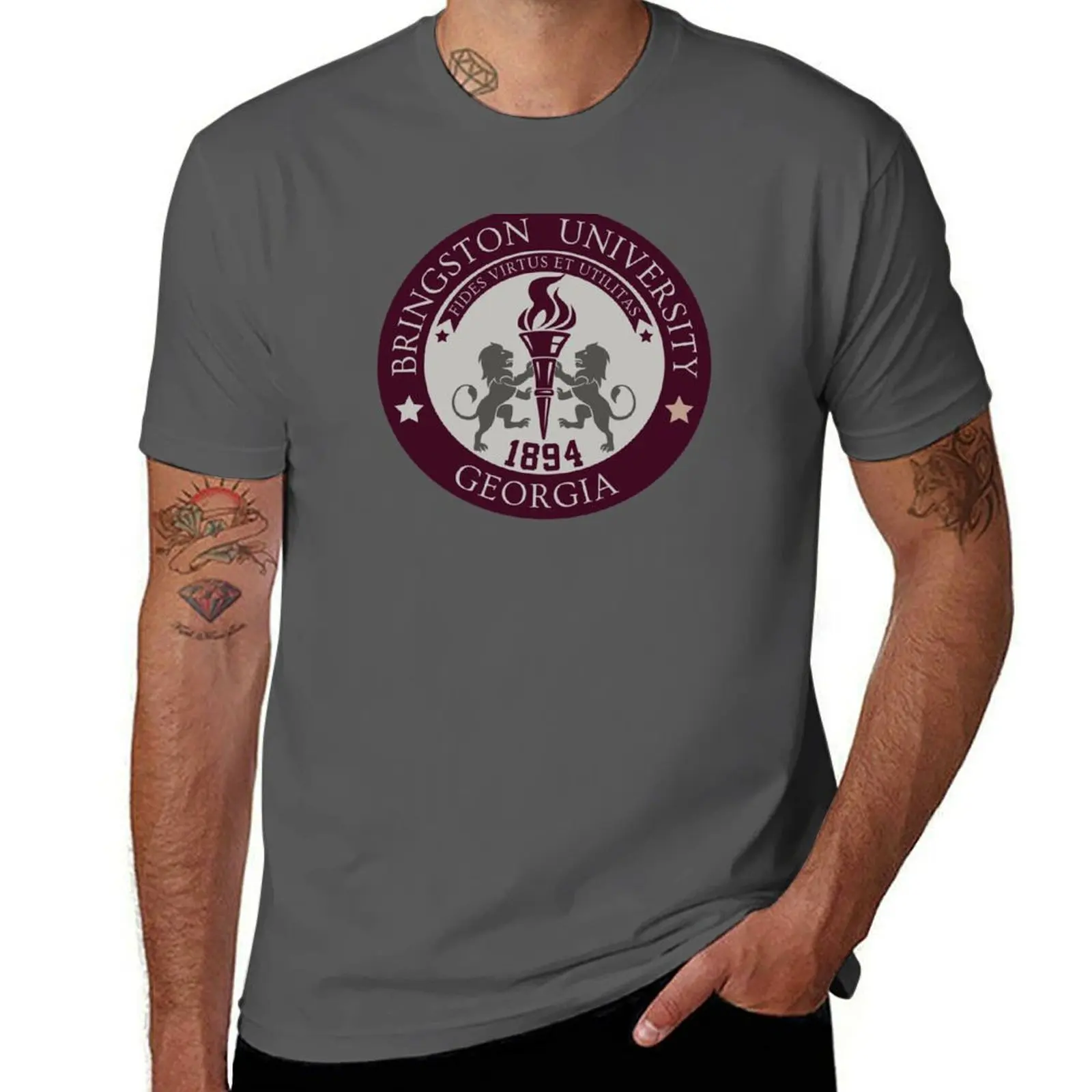 

All American Bringston university atlanta georgia shirt T-Shirt football t shirt anime t shirts plus size men clothing