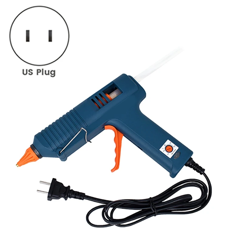 150W Hot Melt Glue Tool With Temperature Control For DIY Industrial Manufacture Use 11Mm Glue Sticks Nozzle US Plug