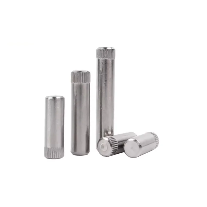 304 Stainless Steel Knurled Pin Connection Shaft Pin/Connecting Rod Positioning Pin M2-M8
