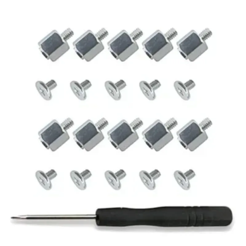 11Pcs/Set M.2 SSD Mounting Screw Kit High Quality Durable Stand Off Screw Hex Nut Laptop Repair Parts for ASUS Motherboard