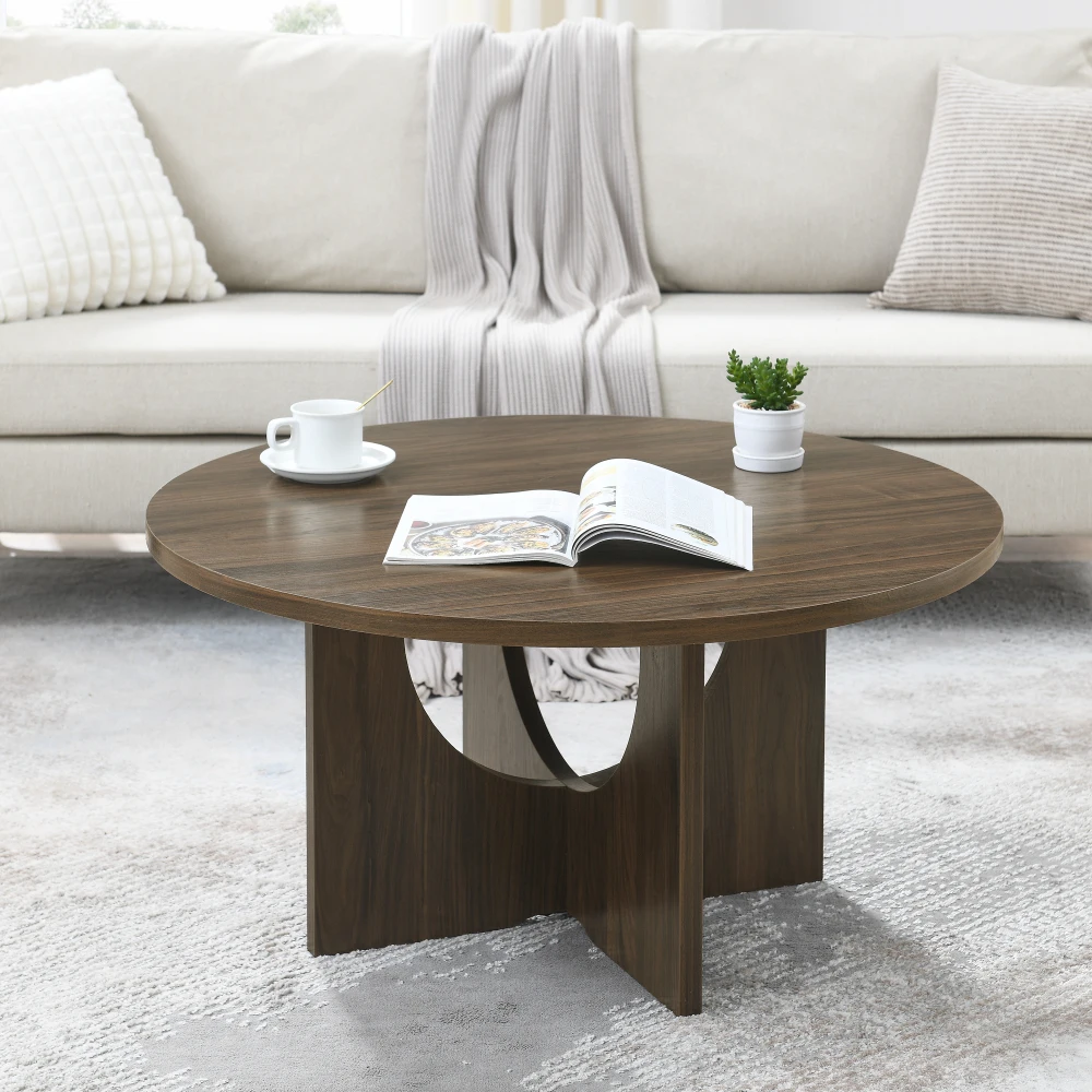 Modern Minimalist Coffee Table Solid Wood Coffee Table Nordic Style Coffee Table Simple Design Suitable for Both Home and Office