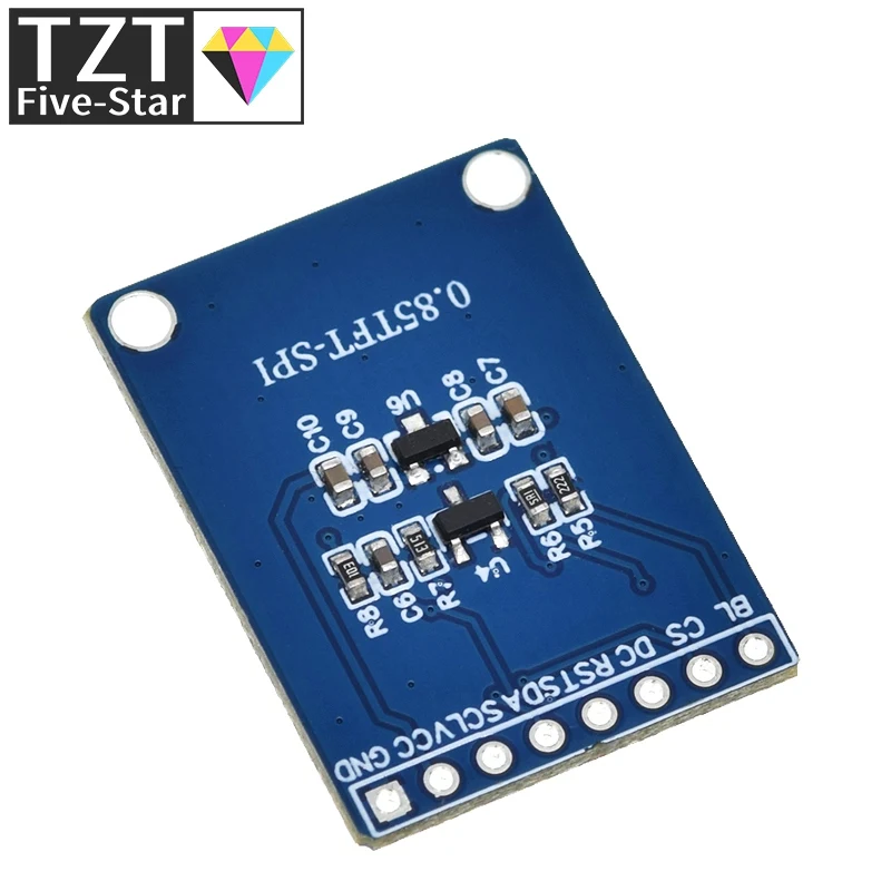 Modulo Display TFT a colori da 0.85 pollici 0.85 "schermo LED LCD IPS HD 128 x128 interfaccia SPI Controller ST7735 per Arduino