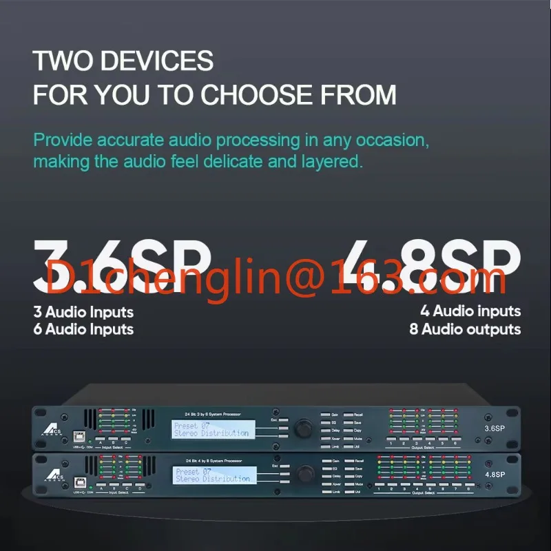 Professional Sound System 3.6SP 4.8SP Digital Speaker Processor Sound System Outdoor Sound System Professional