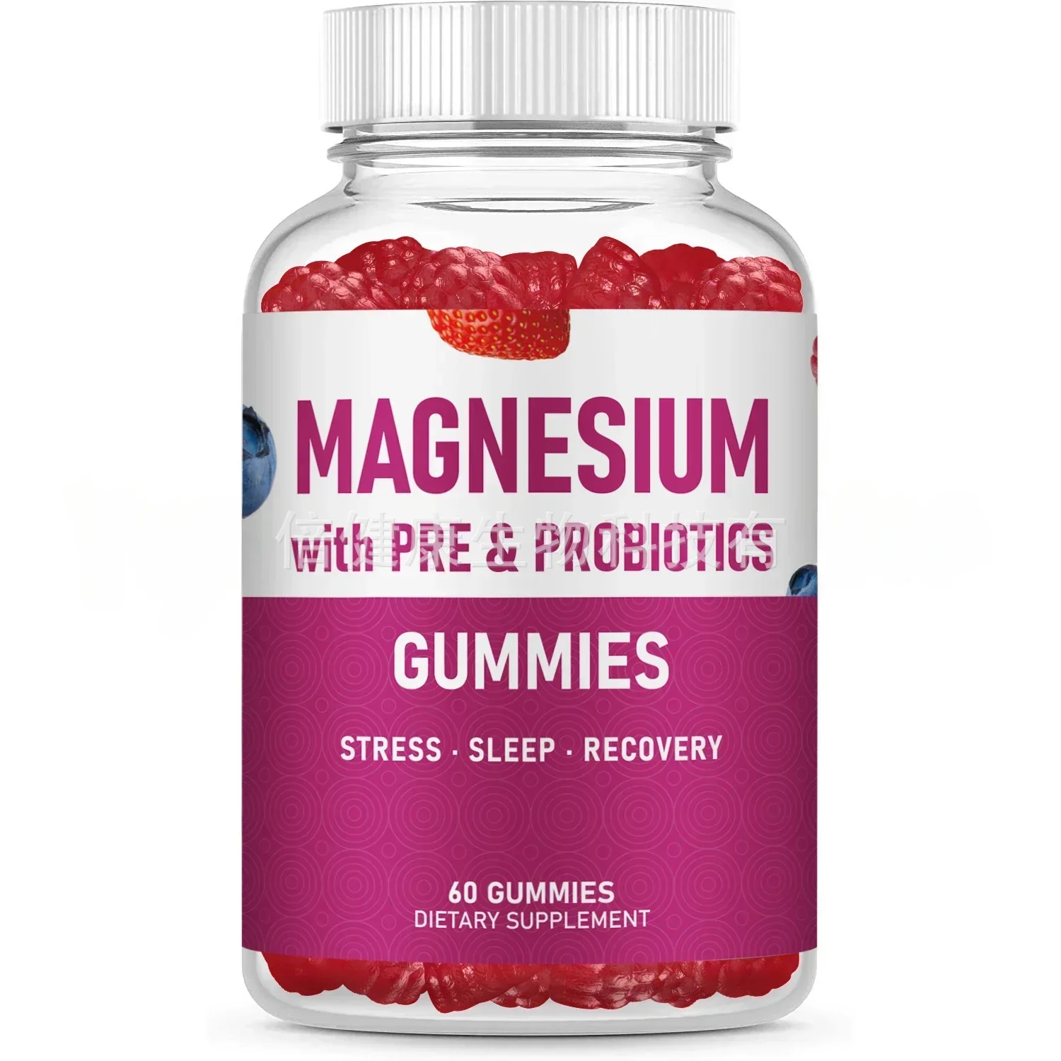 

1 Bottle of Magnesium Gummies Probiotic Glycine Magnesium VC