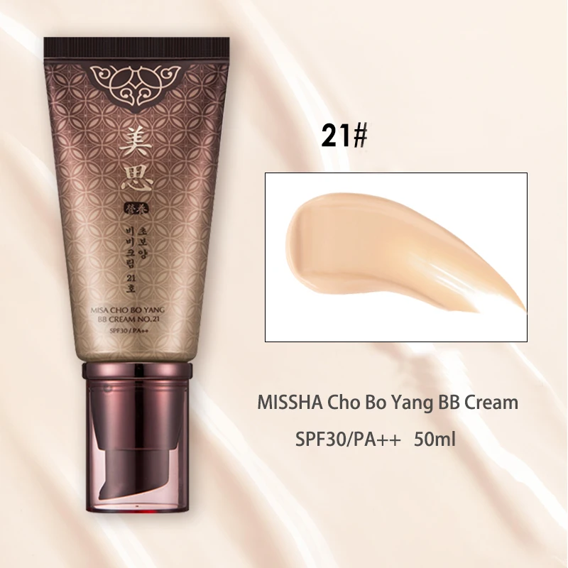 MISSHA Cho Bo Yang BB Cream 50g Foundation Concealer CC Nourish Moisturize Face Base Whitening Makeup Korea Cosmetics