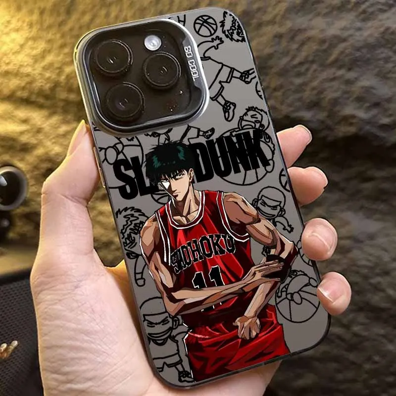 IL FIRST SLAM DUNK Anime Cover Per Samsung Galaxy S25 Edge S24 S23 S22 S21 S20 FE Ultra Silicone Colorato Argento Cassa Del Telefono