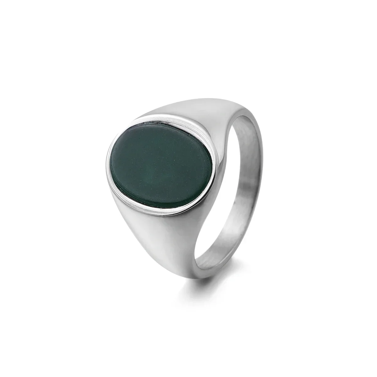 ZY Men\'s/Women High Quality 316LStainless Onyx Rings Classic Fashion Trend Jewelry Products