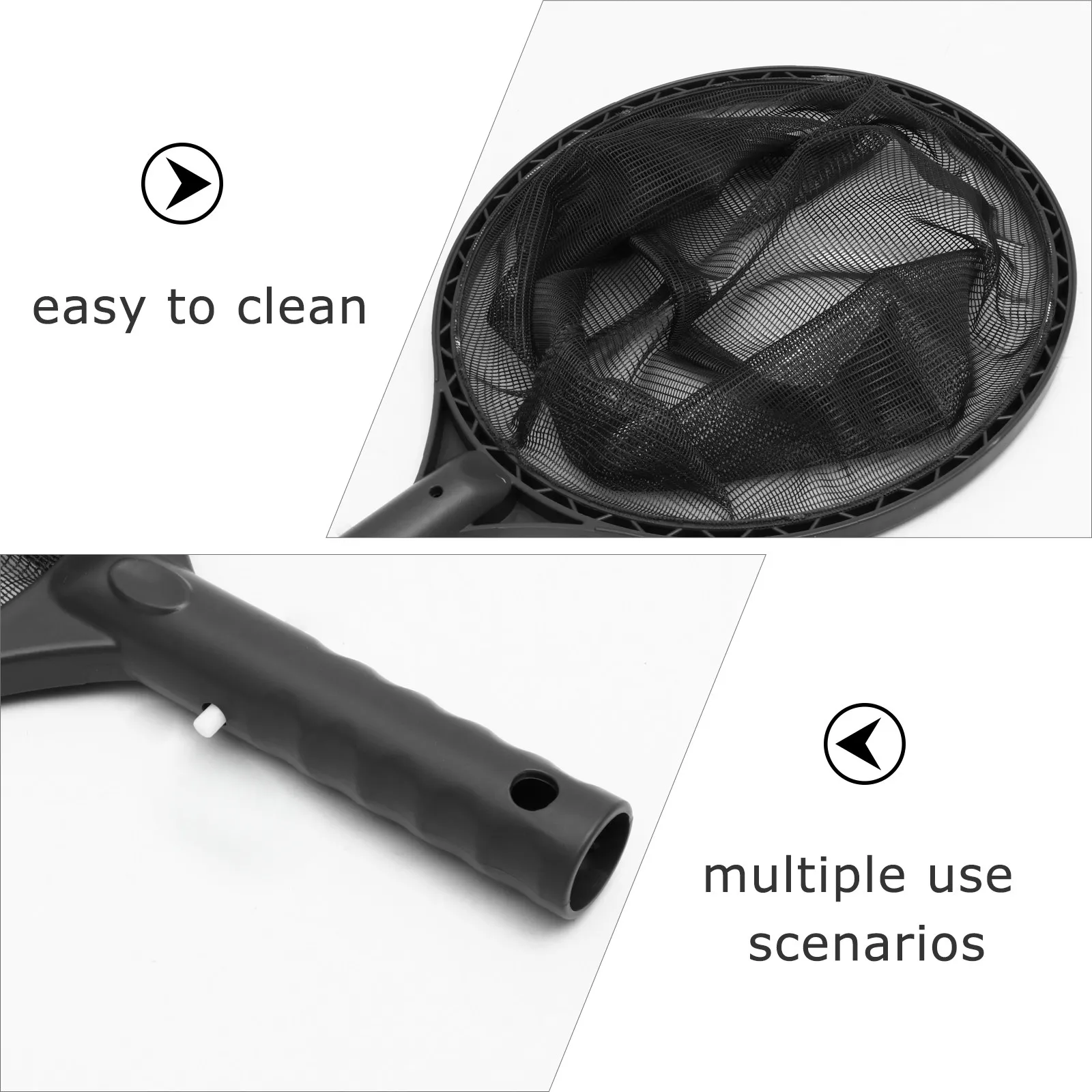 Fine Mesh Pool Skimmer Net for Swimming Pool Aquarium Pond Leaf Debris Fish Catching Surface Cleaner