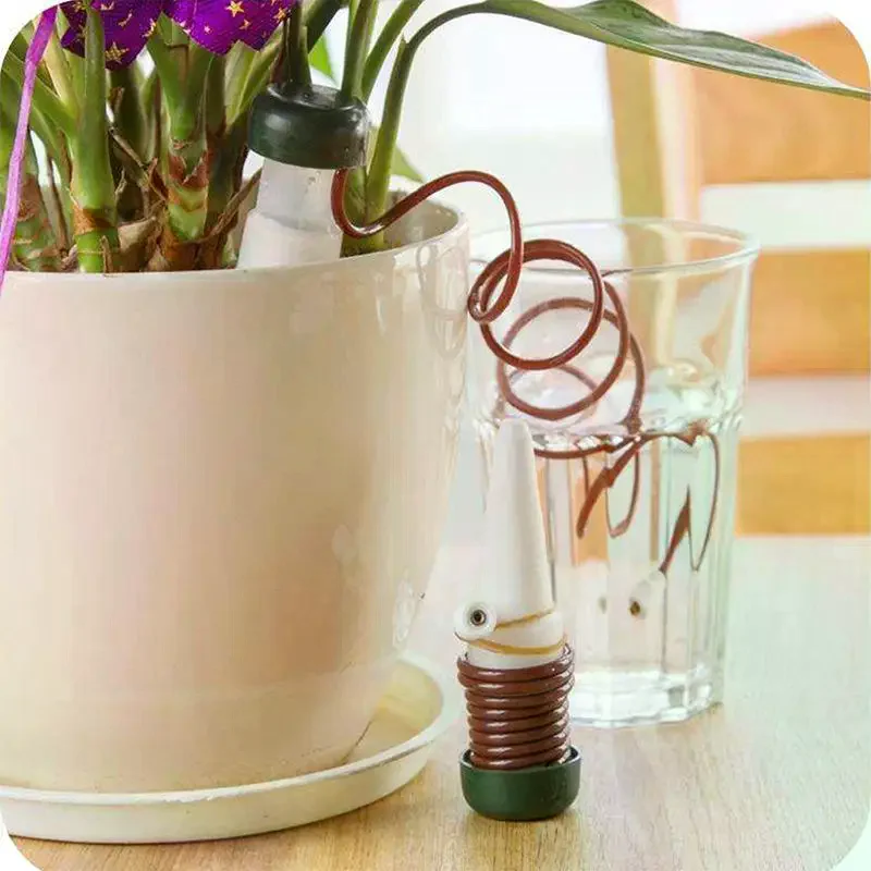 Flower Potted Automatic Watering Irrigation Device Drip Plant Waterer Gardening Tool Ceramic Drip Irrigation Device