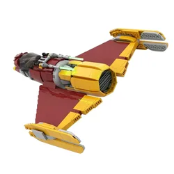 MOC Movie Wars Ahsokaeds Shin Hatis Starfighterss Building Blocks Starships USS Grissoms Aircraft Model Bricks Toys ChildrenGift