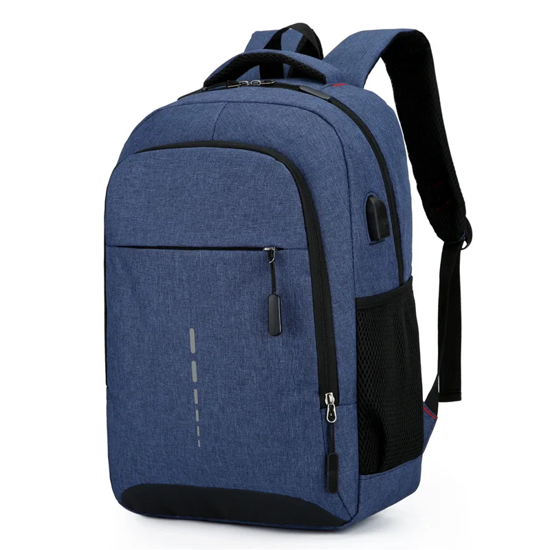 Classic Men Waterproof Backpack USB Charging Casual Travel Backpack Men Large Capacity Travel Laptop Backpack School Bag