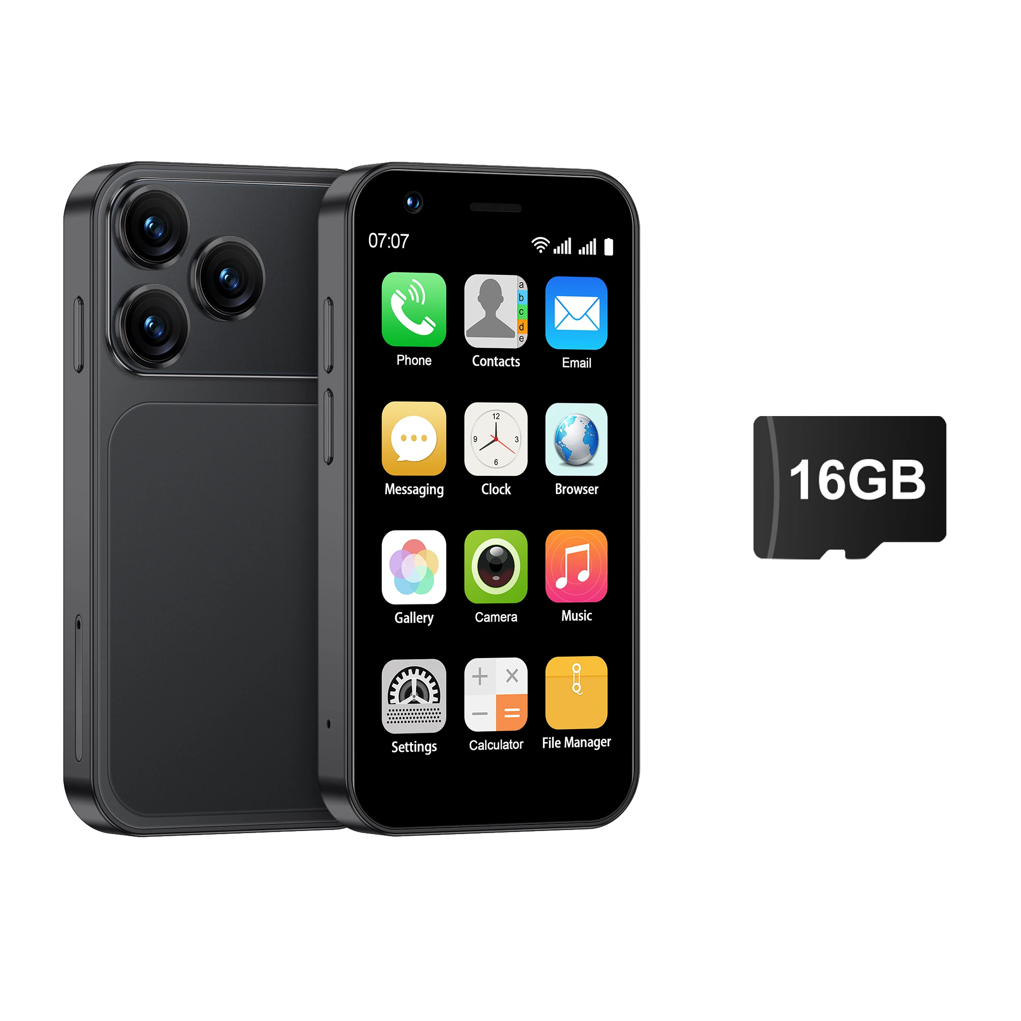 SERVO 18SE MINI 3G Pocket Smartphone Android-systeem Google Play 16GB ROM 2MP Camera WiFi Super Kleine smartphones 2 SIM Stand-by