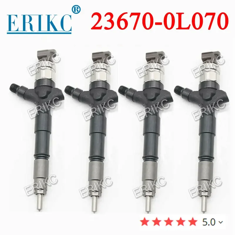 4pcs/lot 23670-0L070 Common Rail Diesel Injector Set for DENSO Toyota Hilux 23670 0L070 Injection Nozzle Assy 236700L070