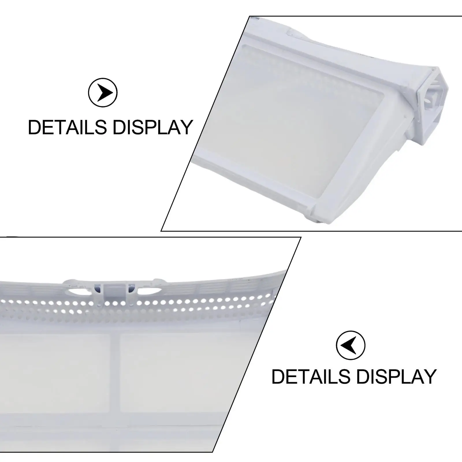 Folded Tumble Dryer Filter Dryer Accessories Condenser Dryer Filter Dryer Efficiency Maintenance Effective Dust Filtration