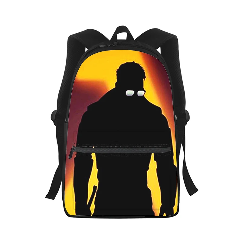 Imagem -02 - Half Life hl Jogo para Mulheres dos Homens Mochila Impressão 3d Moda Estudante Bolsa de Escola Portátil Mochila Crianças Viagem Bolsa de Ombro