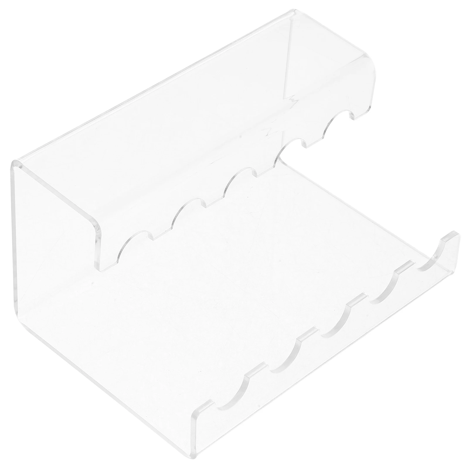 

Clear Acrylic Pen Display Stand 5-Slot Marker Organizer Makeup Pencil Holder Brush Rack for Desk Office Home Mark Pen Holder