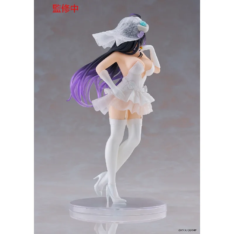 Figur Anime Asli Bandai Taito Albedo Coreful Overlord Patung Aksi Mainan PVC Boneka Model Kolektor
