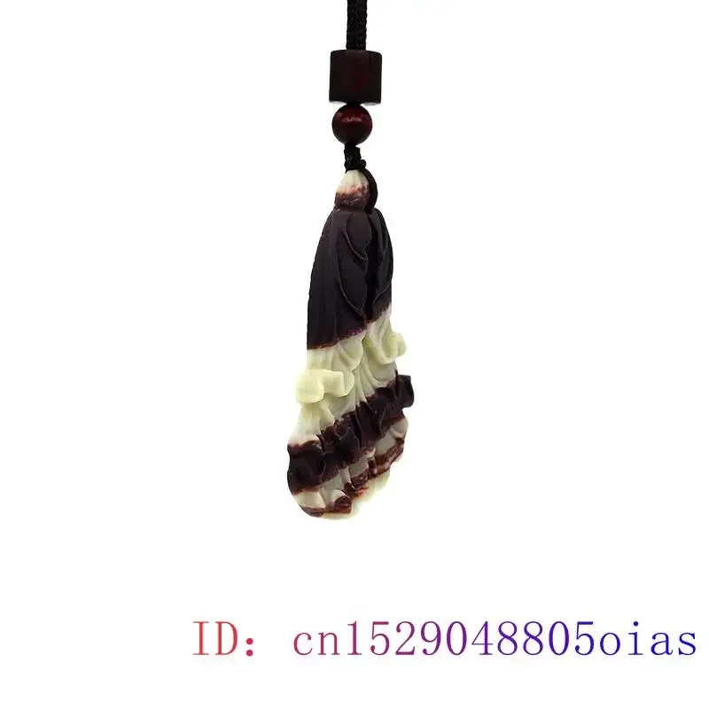 Jade Cabbage Pendant Charms Jewelry Fashion Chinese Necklaces Necklace Men Pendants Real Carved Natural Amulet Gifts for Women