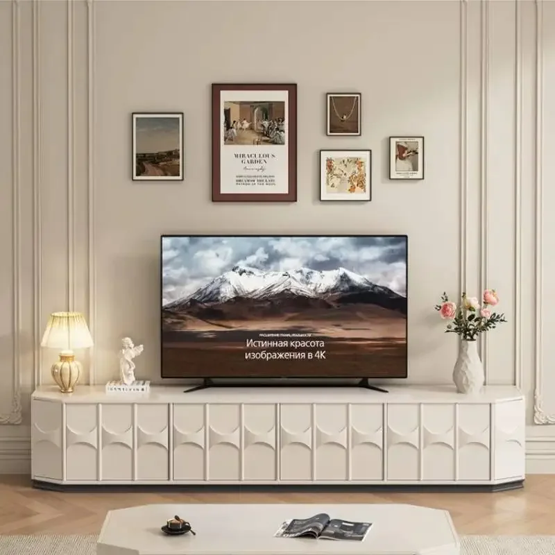 Oak Elegant Floating Rustic Low Tv Cabinet Distinctive Compact Creative Versatile Stable Tv Cabinet Mobile Televisione Furniture
