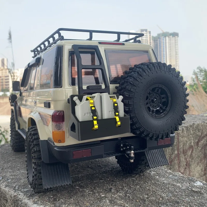 

For RGT EX86190 EX86020 1/10 LC76 LC71 RC Crawler, Scale Parts Fuel Tank Mount Jack Simulation Mood Parts Decoration Accessories