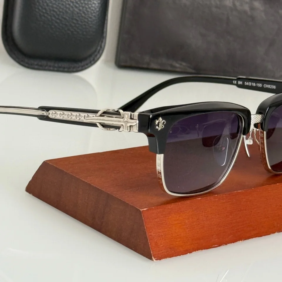 World High end Brand Classic Men's Luxury Titanium Frame Sunglasses Outdoor Travel Fashion Decoration UV400 Women's Sunglasses