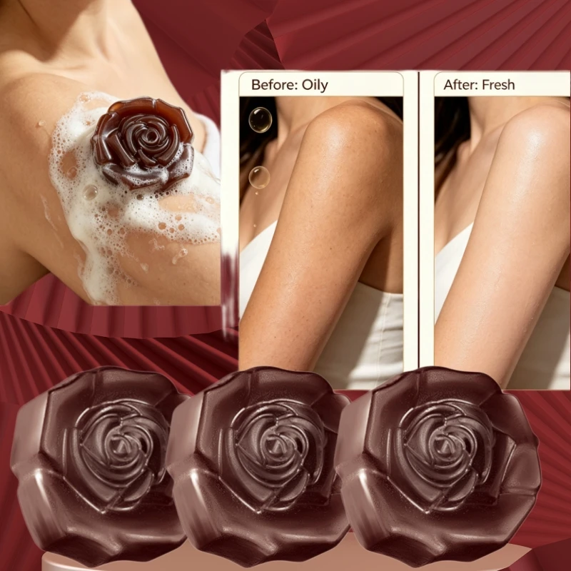 1/3 Bar of Soap with Rich Coffee Fragrance, Soothing and Stress-Relieving, Long-Lasting Scent, Oil Control, Unclogging Pores, and Repairing Dry, Flaky Skin