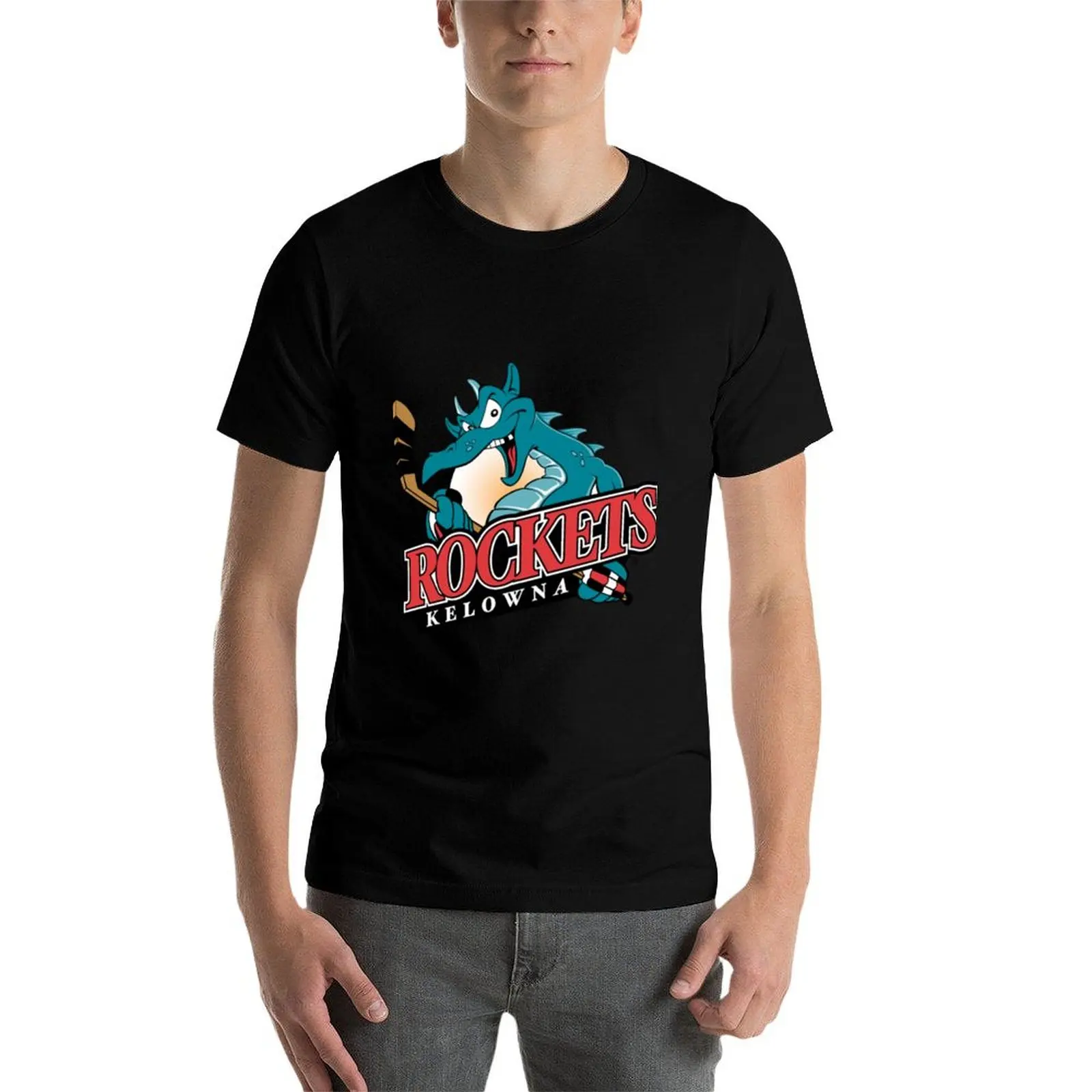 Kelowna Rockets T-Shirt anime summer clothes t shirt for men image 4
