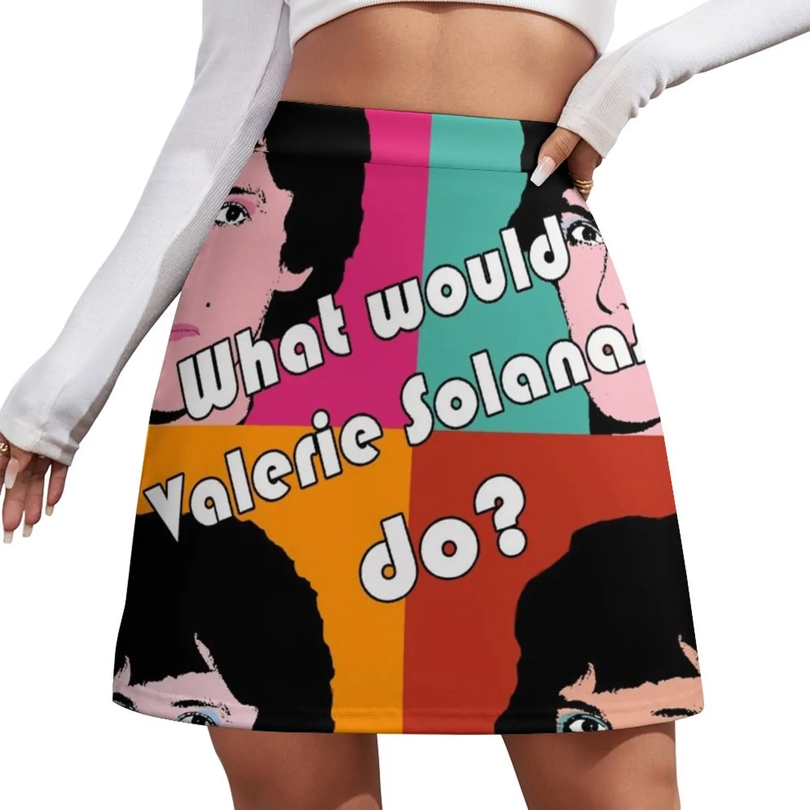 

Valerie Solanas Mini Skirt Women skirt summer clothes rave outfits for women