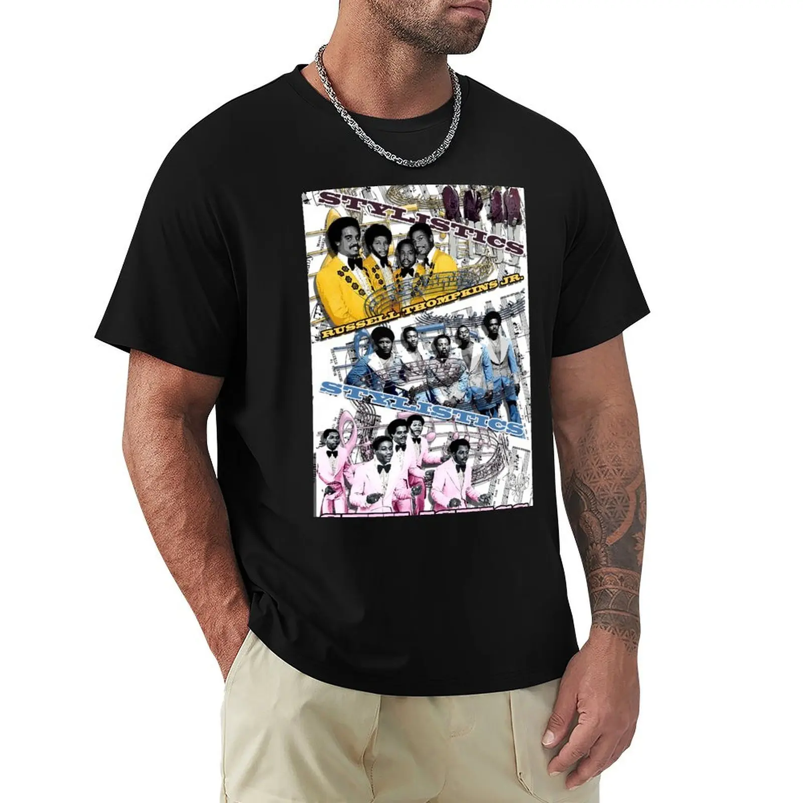 Stylistics Russell Thompkins Jr. D-1 Poster T-Shirt t shirt man luxury T-Shirt