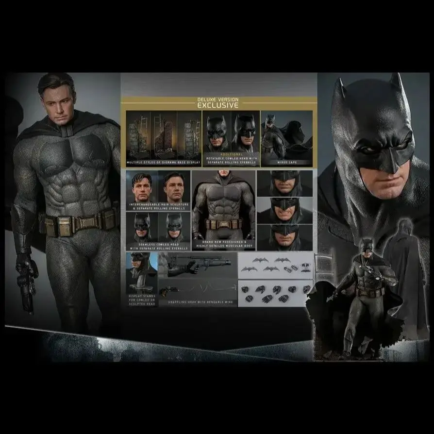

Original Hot Toys HT 1/6 MMS732 Batman v Superman Dawn of Justice Batman 2.0 Deluxe Version In Stock Anime Action Figures Model